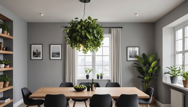 Illuminez votre intérieur avec la suspension plante plafond